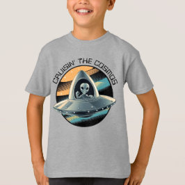 T-shirt Alien en vaisseau spatial
