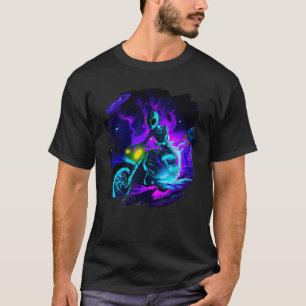 T-shirt Alien équitation moto Dirt Bike dans Aliens spatia