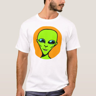T-shirt Alien/ET heureux (conception ronde)