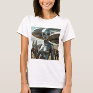 T-shirt ALIEN Femme HELLO