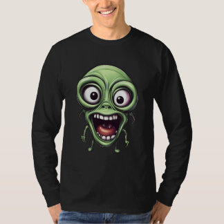 T-shirt Alien fou drôle