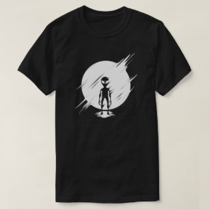 T-shirt Alien gris
