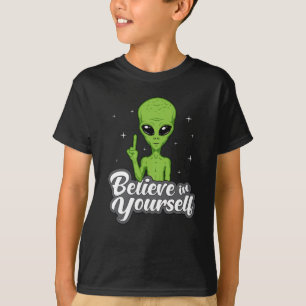 T-shirt Alien Head Area 51 Ufo Aliens Space Funny Cadeau