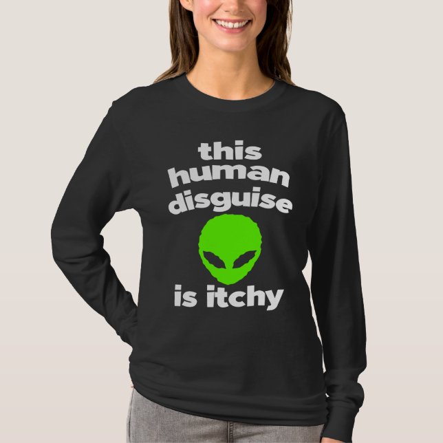T-shirt Alien  Human Costume  Alien  UFO Aliens (Devant)