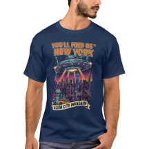 Alien Invasion New York City Unisex Shirt
