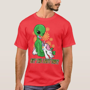 T-shirt Alien Manger La Dernière Unicorne Comment Le Derni