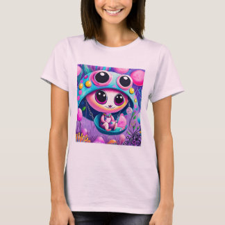 T-shirt Alien mignon