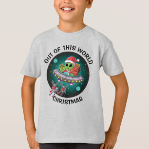 T-shirt Alien Père Noël dans UFO Kids