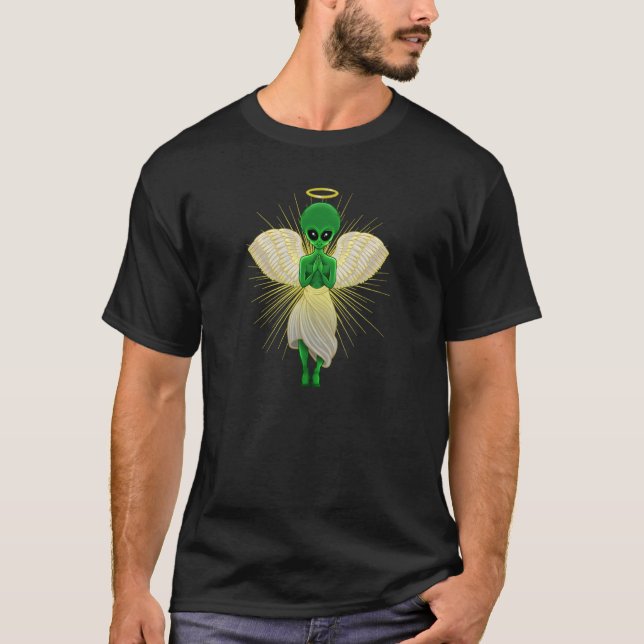 T-shirt Alien Rapture Extraterrestrial Angel For UFO Alien (Devant)