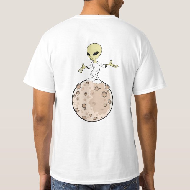 T-shirt "Alien sur sa planète" (Dos)