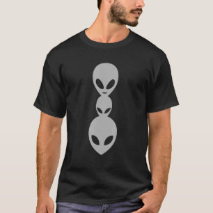 T-shirt Alien, Tête Alien, Grays Ufo, Science-Fiction
