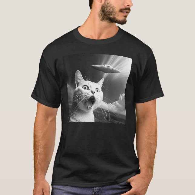 T-shirt Alien UFO  Cat 1 (Devant)