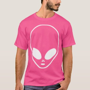 T-shirt Alien Ufo Face Sur Poche