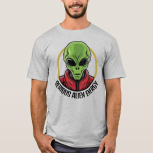 T-shirt Alien Vert