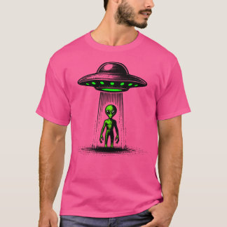T-shirt Alien vert Ufo