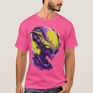 T-shirt Alien violet