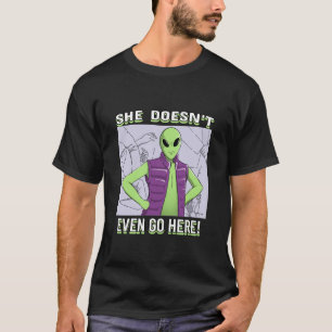 T-shirt Alien visage déçu