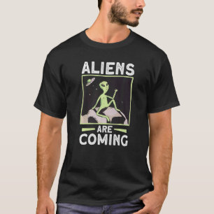 T-shirt Aliens Aliens viennent Costume Alien Adulte Alien