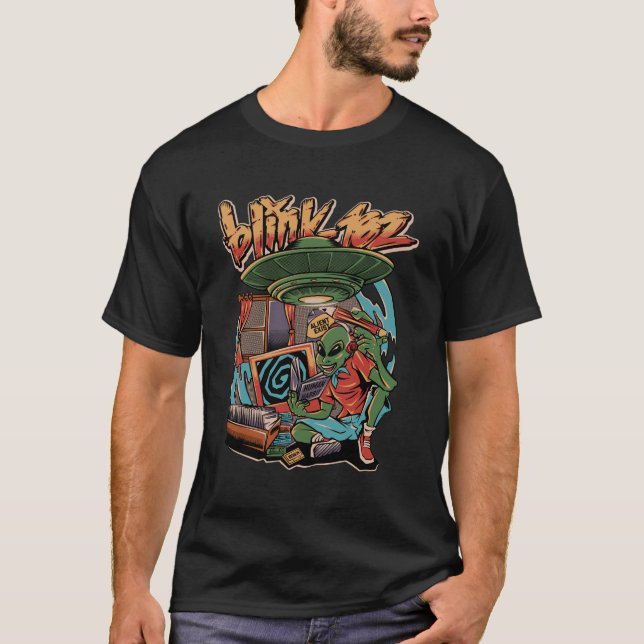 T-shirt Aliens Exist - Blink 182 Reunion (Devant)