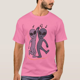 T-shirt aliens gris 2