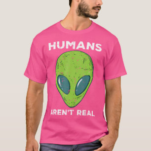 T-shirt Aliens Humains Arent Vraiment Drôle Dans L'Espace