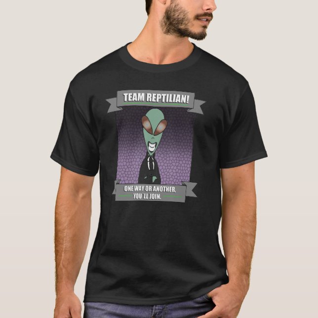 T-shirt - Aliens reptiliens - Zone 51 (Devant)
