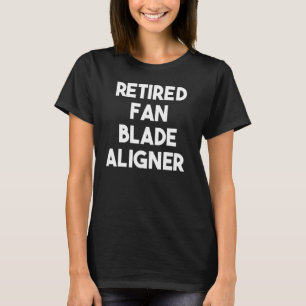T-shirt Alignement de lame de ventilateur à la retraite