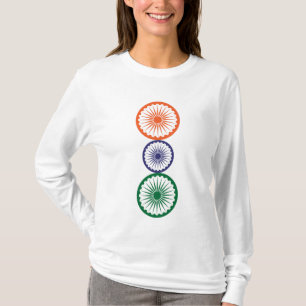 T-shirt Alignement des chakras indiens Ashoka
