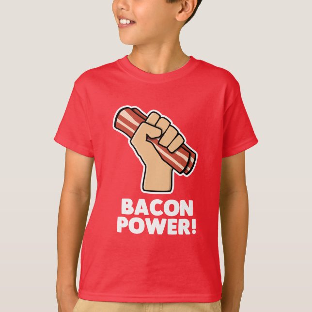 T-shirt Alimentation Bacon (Devant)
