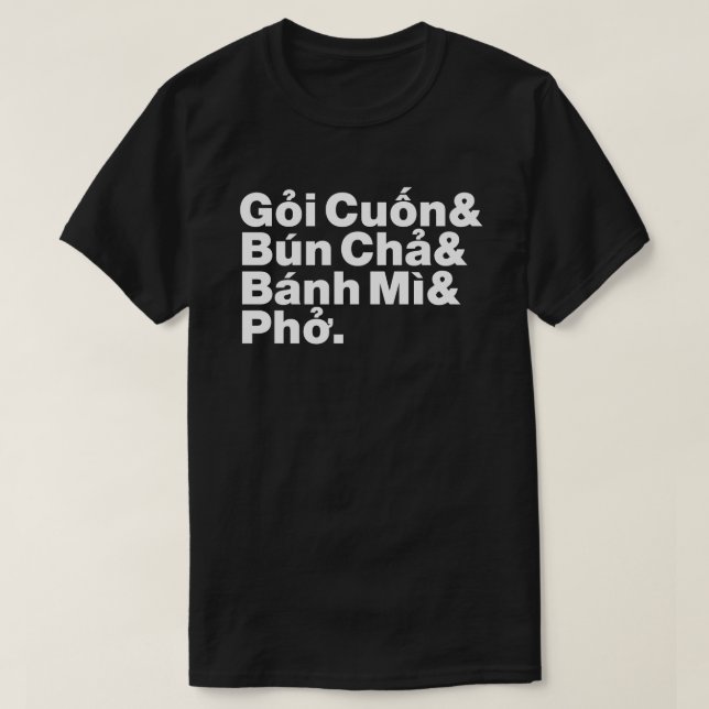 T-shirt Alimentation de rue vietnamienne (Design devant)