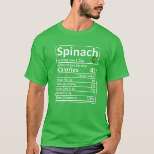 T-shirt Alimentation des épinards Faits amusants Thanksgiv