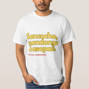 T-shirt Alimentation dominicaine : Mondongo, Sancocho & As