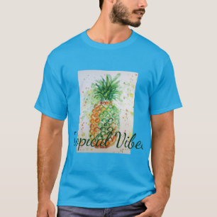 T-shirt Alimentation en ananas Vibes tropicales Vibes oran