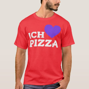 T-shirt Alimentation En Foie Pizza Pun Amoureux Pizza I Lo