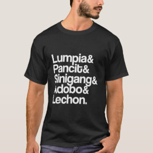 T-shirt Alimentation philippine Lumpia Pancit Sinigang Ado