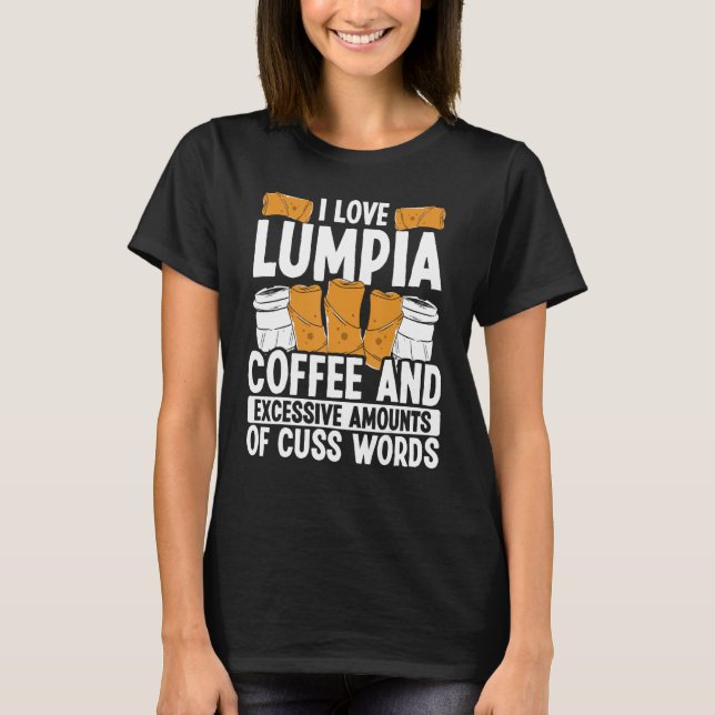 T-shirt Alimentation philippine Manille Lumpia Wrappers Ph (Devant)