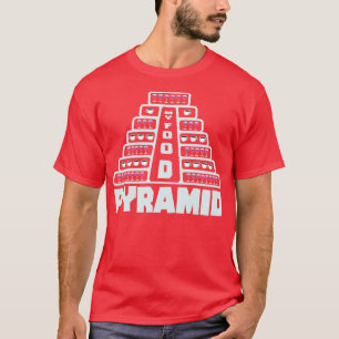 T-shirt Alimentation Pyramide Café Vin Boire