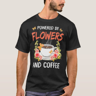 T-shirt Alimenté De Fleurs Et Café Beau Pour Floris