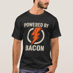 T-shirt Alimenté Par Bycon Funny Meat Lover Bbq Grill Carn