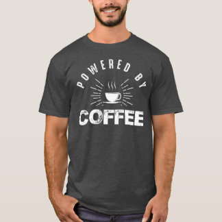 T-shirt Alimenté Par Café