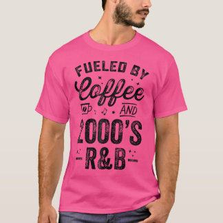T-shirt Alimenté Par Café Et Rb Rb Rb 2000 Drôle Rétro