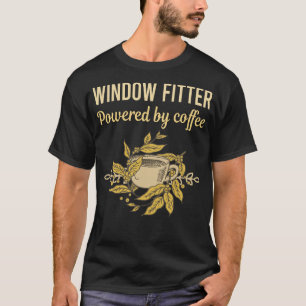 T-shirt Alimenté Par Café - Poignée De Fenêtre