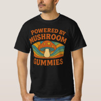 Alimenté par des champignons comestibles drôles |