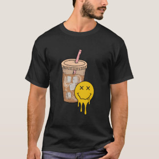 T-shirt Alimenté par du café glacé et l'anxiété Tal Health