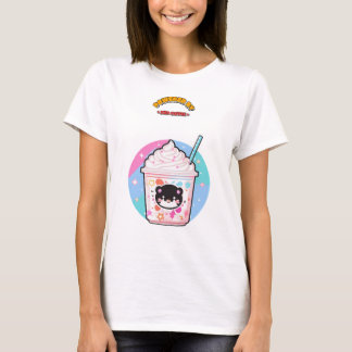 T-shirt Alimenté par du café glacé et le chaos - Cadeau dr