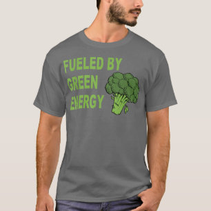 T-shirt Alimenté par Green Energy Funny Végétarien ou végé