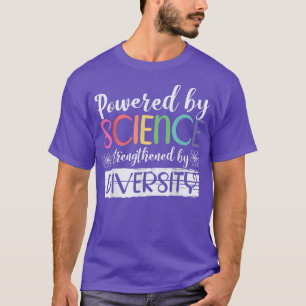 T-shirt Alimenté Par La Science Renforcé Par La Diversité