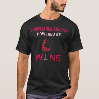 T-shirt Alimenté Par L'Analyste De Conformité Des Vins