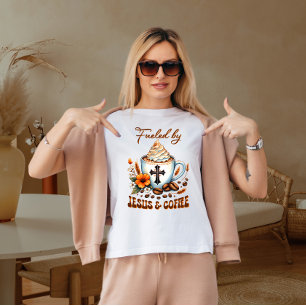 T-shirt Alimenté par le café de Jésus