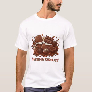 T-shirt Alimenté par le Chocolat – Journée nationale des c